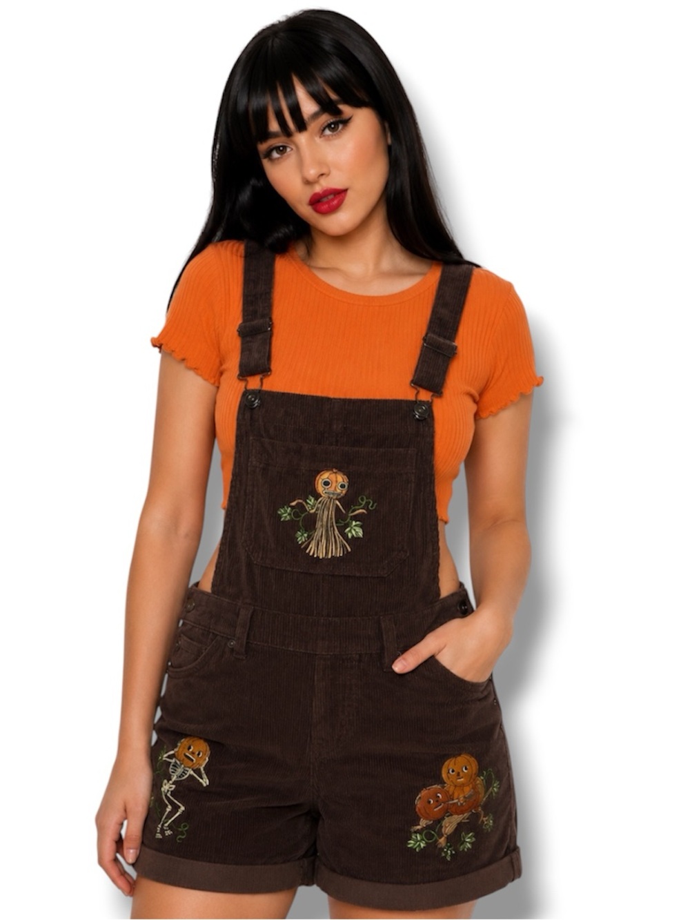 Cartoon Network Over The Garden Wall Pottsfield Corduroy Shortalls